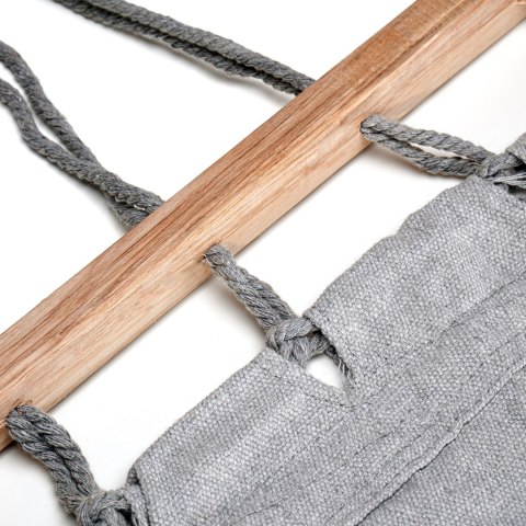 HAMAK OGRODOWY PARADISO SZARY Z CHWOSTAMI