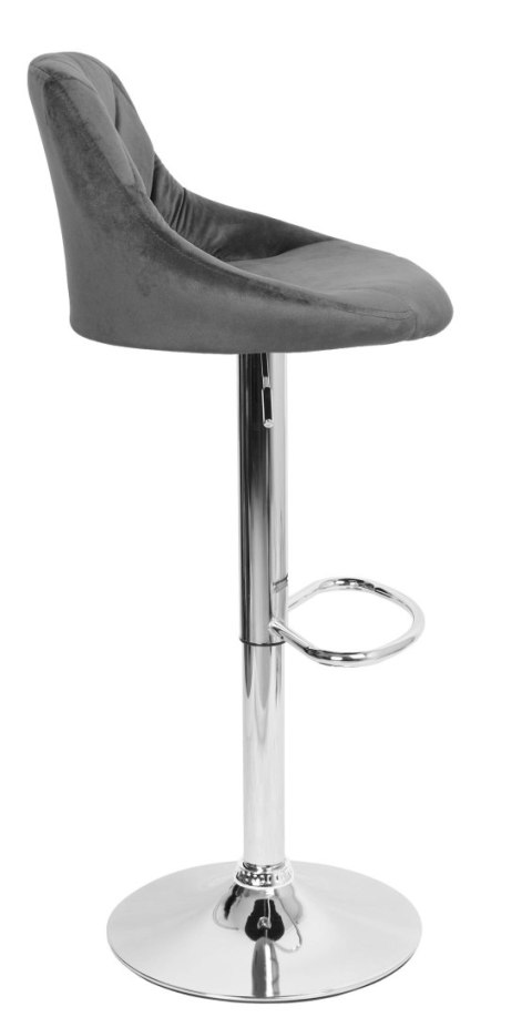 HOKER BAROWY CYDRO CHROMOWANE GRAFITOWE VELVET