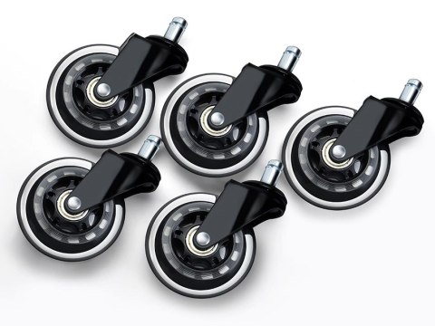 KOMPLET 5 KÓŁEK KAUCZUKOWYCH PERSES DO FOTELI I KRZESEŁ