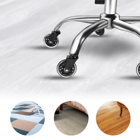 KOMPLET 5 KÓŁEK KAUCZUKOWYCH PERSES DO FOTELI I KRZESEŁ