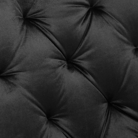 KRZESŁO ELIOT VELVET TAPICEROWANE CZARNY AKSAMIT KRZESŁO ELIOT VELVET TAPICEROWANE CZARNY AKSAMIT