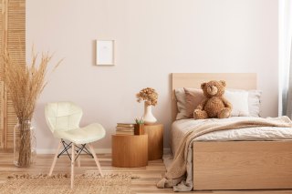 KRZESŁO TAPICEROWANE MURET VELVET AKSAMITNY BEŻOWY