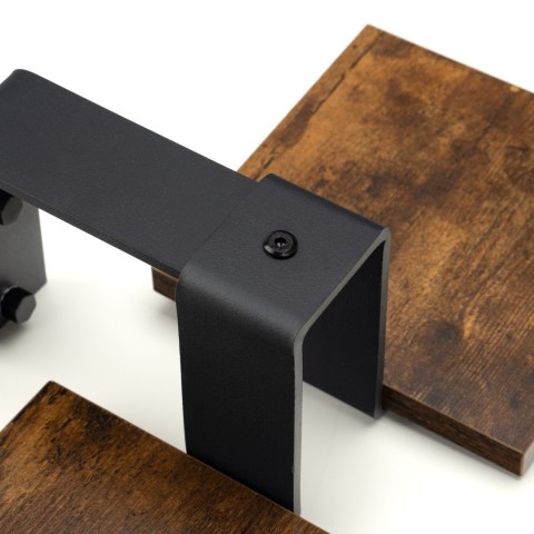 KWIETNIK LOFTOWY CZARNY FERNANDO RUSTIC POSTARZANY DĄB