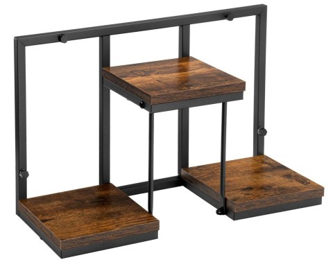 KWIETNIK LOFTOWY CZARNY JOSE RUSTIC POSTARZANY DĄB