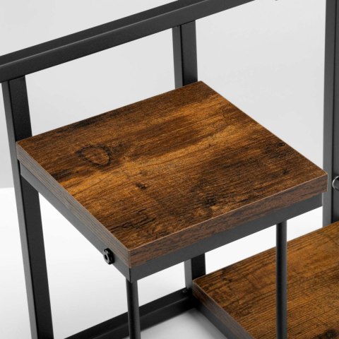 KWIETNIK LOFTOWY CZARNY JOSE RUSTIC POSTARZANY DĄB