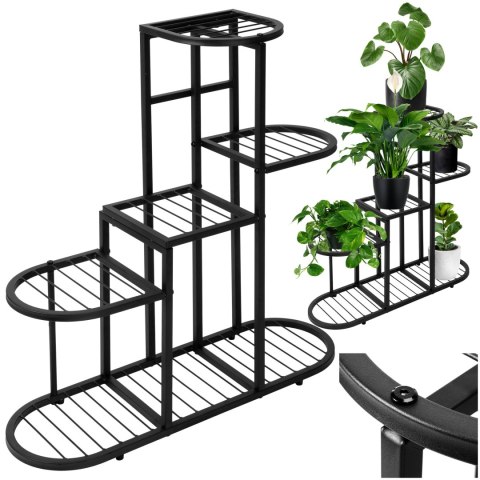 KWIETNIK LOFTOWY METALOWY STIGAN CZARNY