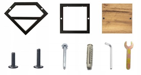 KWIETNIK METALOWY ŚCIENNY DORON CRAFT