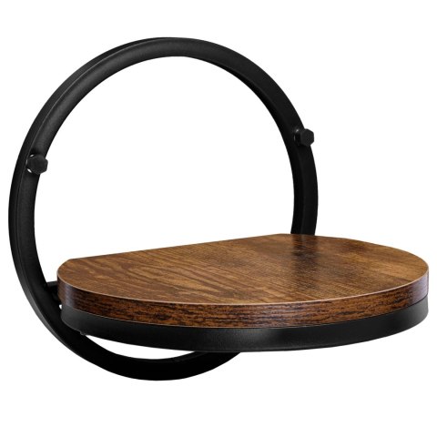 KWIETNIK METALOWY ŚCIENNY CZARNY EBRO RUSTIC LOFT