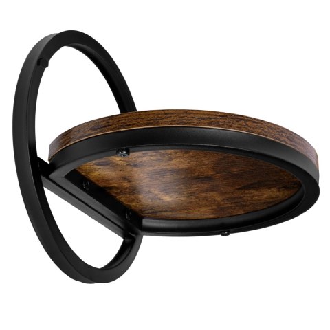 KWIETNIK METALOWY ŚCIENNY CZARNY EBRO RUSTIC LOFT