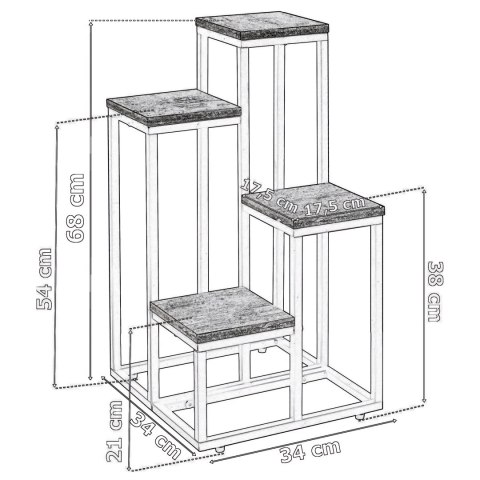KWIETNIK STOJĄCY CZARNY MOGREN CRAFT