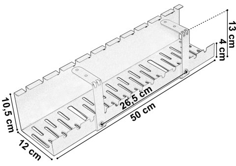 PÓŁKA NA KABLE PROWADNICA NA PRZEWODY ALMADA
