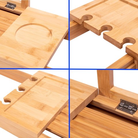 PÓŁKA NA WANNĘ DAFNE BAMBUSOWA