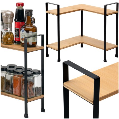 PÓŁKI NA PRZYPRAWY SARITA BAMBUSOWE