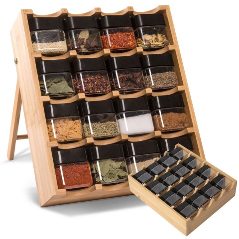 STOJAK NA PRZYPRAWY LADER BAMBUSOWY