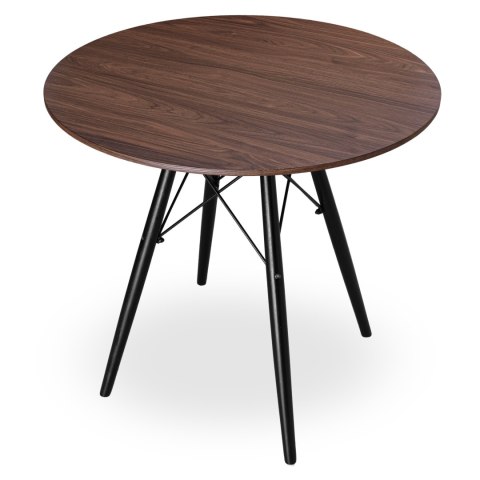 STOLIK OKRĄGŁY PARIS BLACK DTW 80 CM JESION