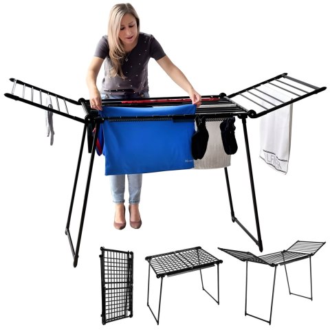 SUSZARKA NA PRANIE ADELINE CZARNA