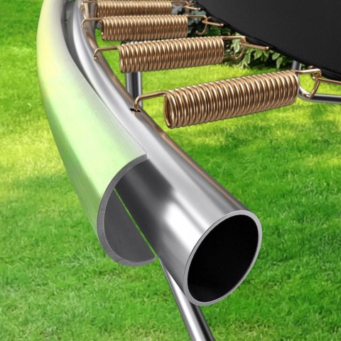 TRAMPOLINA Z SIATKĄ I DRABINKĄ HENZEN 305 CM NIEBIESKA FT10