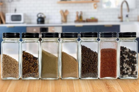 ZESTAW 24 SŁOICZKÓW NA PRZYPRAWY BAKER