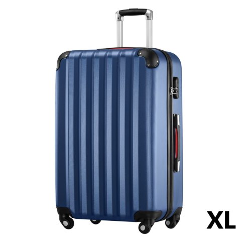 ZESTAW WALIZEK NA KÓŁKACH MADERA GRANATOWY 3W1