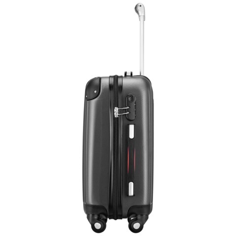 ZESTAW WALIZEK Z KOSMETYCZKĄ 4W1 MINORKA SZARY