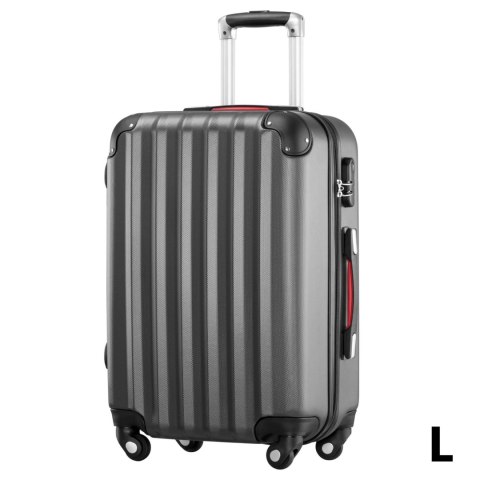 ZESTAW WALIZEK Z KOSMETYCZKĄ 4W1 MINORKA SZARY