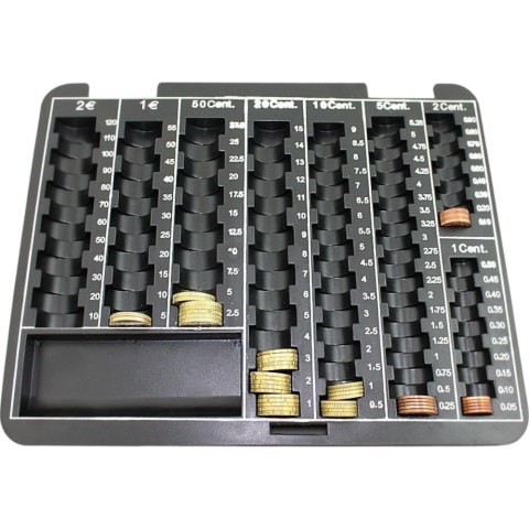 METALOWA KASETKA 30cm do bilonu CZARNA