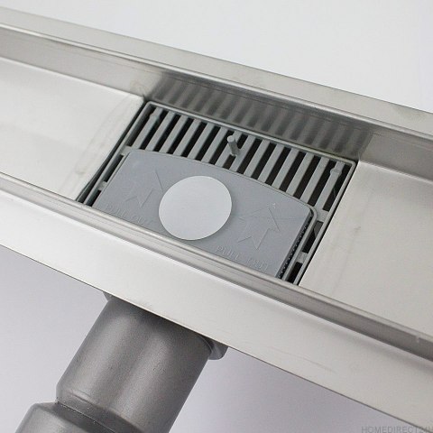 ODPŁYW LINIOWY Befliesbar Z SYFONEM 130cm STAL NIERDZEWNA ODPŁYW LINIOWY Befliesbar Z SYFONEM 130cm STAL NIERDZEWNA