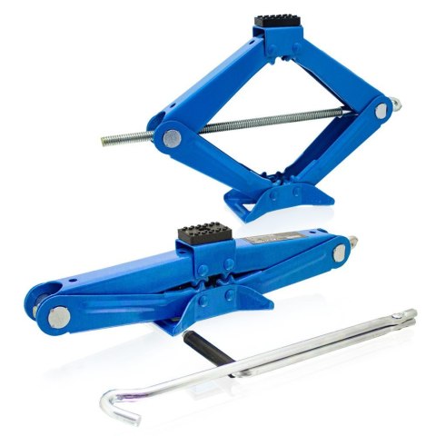 Podnośnik nożycowy 2t żaba z korbą ręczną 105 380 mm stalowy uniwersalny Podnośnik nożycowy 2t żaba z korbą ręczną 105 380 mm stalowy uniwersalny