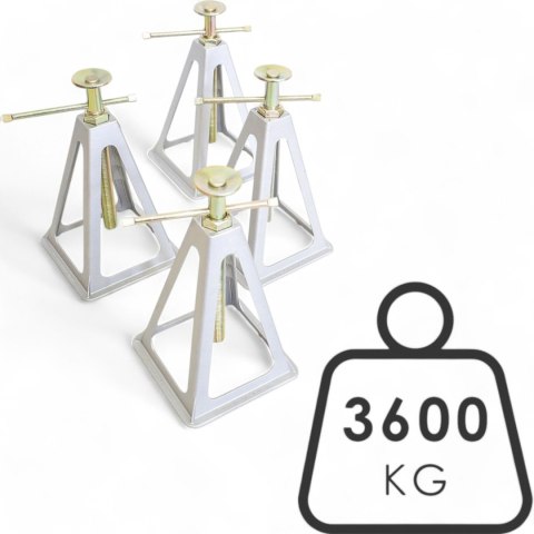 Podpory Aluminiowe 3600 kg Wsporniki Regulowane do Przyczepy Kempingu Podpory Aluminiowe 3600 kg Wsporniki Regulowane do Przyczepy Kempingu