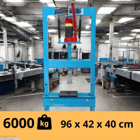 Prasa hydrauliczna 6t z wymiennymi szczękami do garażu i warsztatu Prasa hydrauliczna 6t z wymiennymi szczękami do garażu i warsztatu
