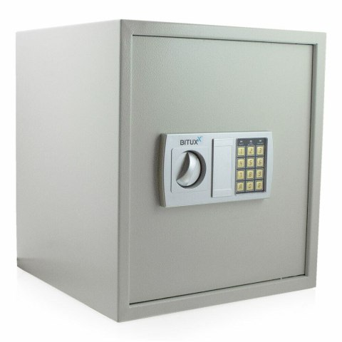 Sejf Kremowy 36x40 cm Zamek Elektroniczny i Klucz Podwójne Drzwi Bituxx Sejf Kremowy 36x40 cm Zamek Elektroniczny i Klucz Podwójne Drzwi Bituxx