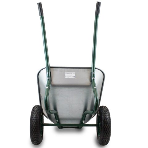 Taczka 100l stal ocynkowana koło pneumatyczne 40cm udźwig 150kg lekka 12kg