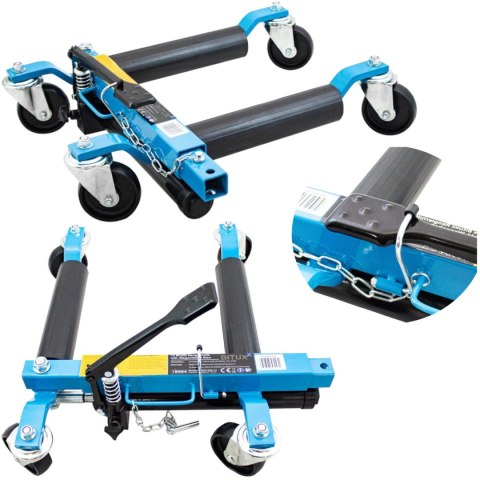 Wózek Manewrowy Pod Koła Hydrauliczny 680kg Stalowy Do Warsztatu Wózek Manewrowy Pod Koła Hydrauliczny 680kg Stalowy Do Warsztatu