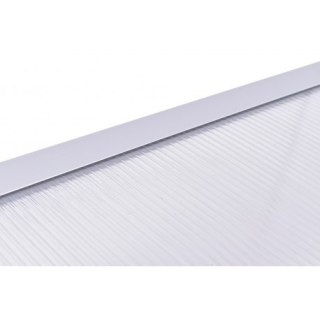 Daszek plastikowy Miro 100x150cm - szary