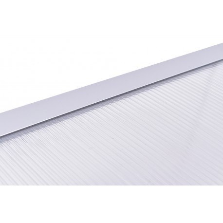 Daszek plastikowy Miro 100x150cm - szary