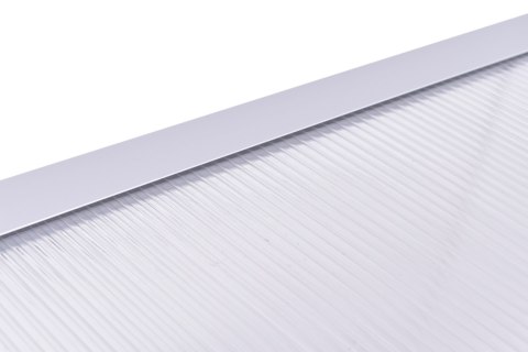 Daszek plastikowy Miro 100x150cm - szary