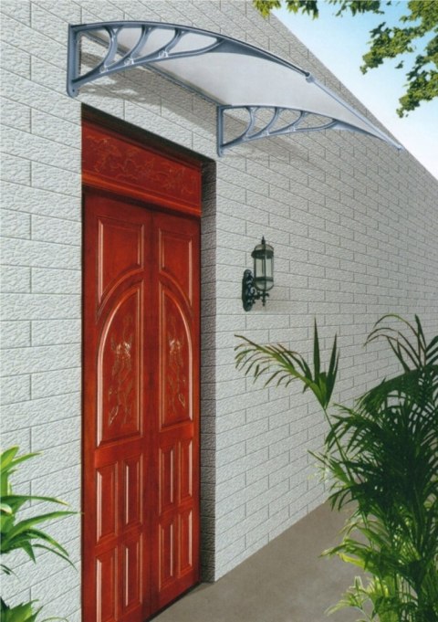 Daszek plastikowy Miro 100x150cm - szary