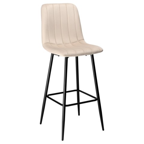 Hoker barowy Toronto beżowy Velvet