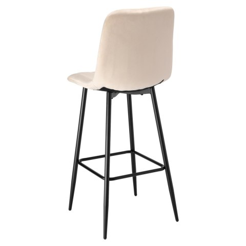 Hoker barowy Toronto beżowy Velvet