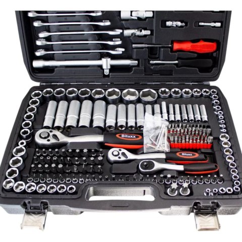 Zestaw narz臋dzi podr臋czny w walizce 215 element贸w Klucze TORX + Grzechotki Zestaw narz臋dzi podr臋czny w walizce 215 element贸w Klucze TORX + Grzechotki