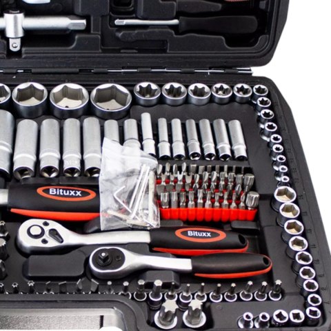 Zestaw narz臋dzi podr臋czny w walizce 215 element贸w Klucze TORX + Grzechotki Zestaw narz臋dzi podr臋czny w walizce 215 element贸w Klucze TORX + Grzechotki
