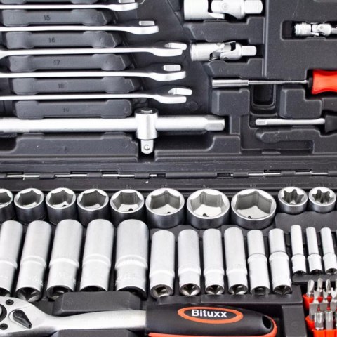 Zestaw narz臋dzi podr臋czny w walizce 215 element贸w Klucze TORX + Grzechotki Zestaw narz臋dzi podr臋czny w walizce 215 element贸w Klucze TORX + Grzechotki