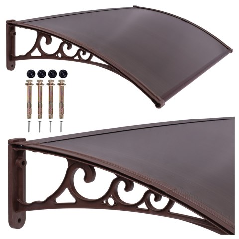 Daszek plastikowy Beno 80x150cm brązowy