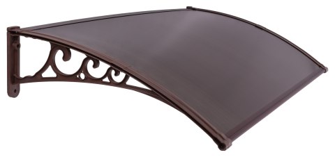 Daszek plastikowy Beno 80x150cm brązowy