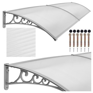 Daszek plastikowy Dako Duo 100x200cm szary