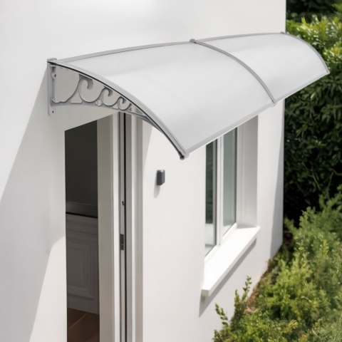 Daszek plastikowy Dako Duo 100x200cm szary