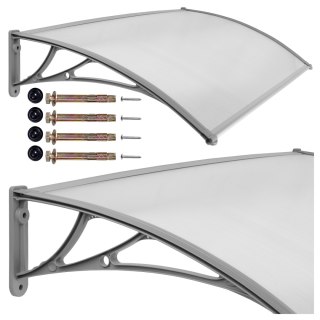 Daszek plastikowy Eko 80 x 150cm szary