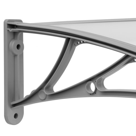 Daszek plastikowy Eko 80 x 150cm szary