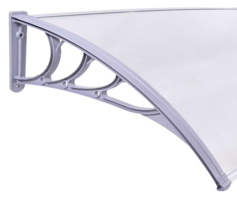 Daszek plastikowy MAKO DUO 100x200cm szary