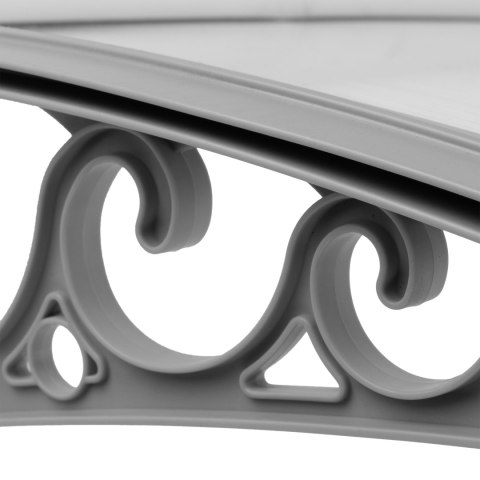 Daszek plastikowy Sano 80x120cm szary